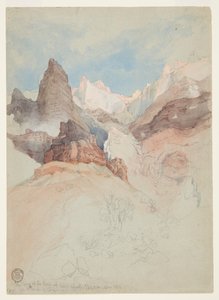 Při pohledu na stezku v Bright Angel, Grand Canyon, Arizona od Thomas Moran