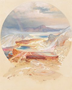 Minervina terasa, Yellowstone od Thomas Moran