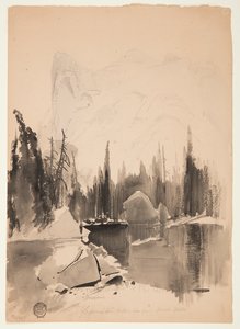 Mirror Lake, Yosemite od Thomas Moran