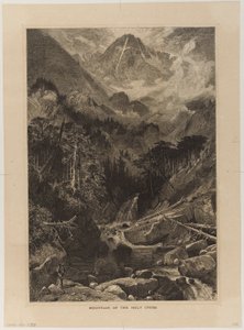 Hora Svatého kříže, Colorado od Thomas Moran