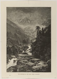 Hora Svatého kříže, Colorado od Thomas Moran