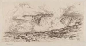 Niagara – z kanadské strany od Thomas Moran