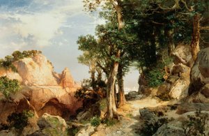 Na Berry Trail - Grand Canyon of Arizona, 1903 od Thomas Moran