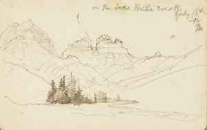 Na potoce Soda Butte Creek od Thomas Moran