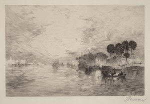 Řeka St. Johns, Florida od Thomas Moran