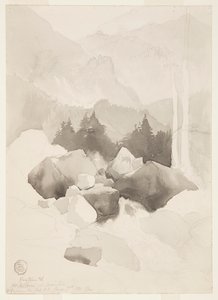 Studie Ruxton, Colorado od Thomas Moran