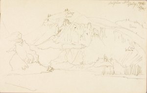 Sírová hora od Thomas Moran