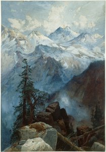 Summit Sierras od Thomas Moran