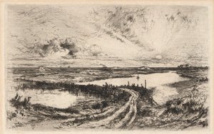 východ slunce od Thomas Moran