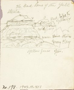 Zlé země Yellowstonu od Thomas Moran