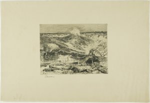 Peřeje nad Niagarou od Thomas Moran