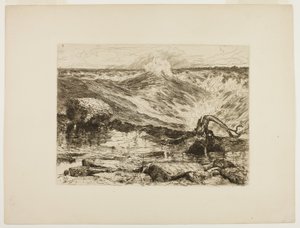 Peřeje nad Niagarou od Thomas Moran