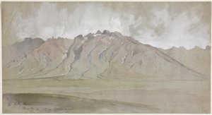 Pohoří Ruby, Nevada od Thomas Moran