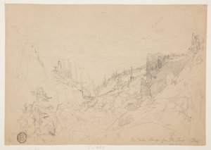 Pohoří Teton z východu od Thomas Moran
