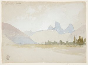 Tetons, Idaho od Thomas Moran