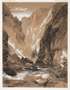 Toltécká soutěska, Colorado od Thomas Moran