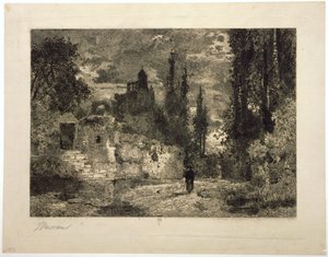 Soumrak od Thomas Moran