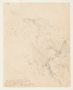 Západní stěna kaňonu, Yellowstone od Thomas Moran