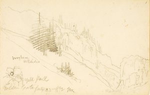 Yellowstonský park, Golden Gate od Thomas Moran