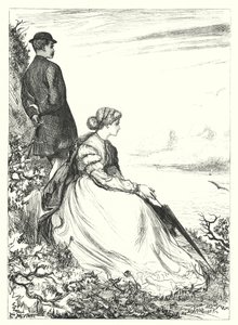 Under the Cliffs (rytina) od Thomas Morten