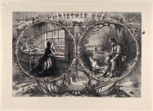 Christmas Eve publikoval Harpers Weekly, 3. ledna 1863, 1863. od Thomas Nast