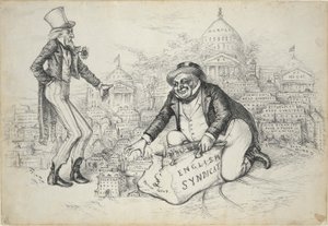 anglický syndikát (britské zlato) od Thomas Nast