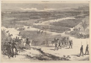 Grand Review of the Army of the Potomac - Drawed by pan Thomas Nast from Harpe..., 10 October, 1863. od Thomas Nast