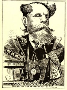 Britský lev v Americe, 1867-68 od Thomas Nast