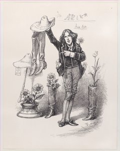 Wilde na nás. Něco k životu v Americe, 10. června 1882., 10. června 1882. od Thomas Nast
