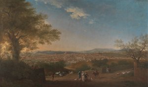 Panoramatický pohled na Florencii z Bellosguardo
