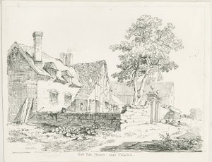 Colwich - Hall Flat House: kresba perem a tuší od Thomas Peploe Wood
