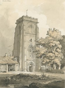 Ranton Abbey [Převorství]: perokresba, nd [? 1838] (kresba) od Thomas Peploe Wood