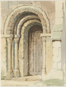 Rolleston Church: malba vodovými barvami, 184[4]