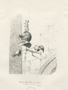 Hrob v Biddulph Church - William Bowyer: kresba perem a tuší od Thomas Peploe Wood