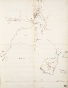Ruff Draght of Dublin Bay od Thomas Phillips