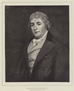 Charles Dibdin (1745-1814), Portrét na Královské námořní výstavě od Thomas Phillips