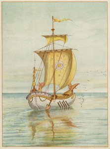 Perseus a Andromeda na vodě (barva litho)