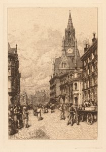 Radnice, Manchester od Thomas Riley