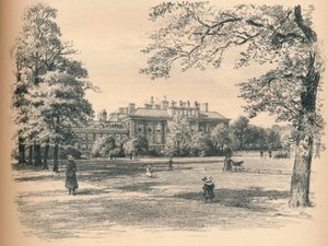 Jižní fronta Kensingtonského paláce, 1902 od Thomas Robert Way