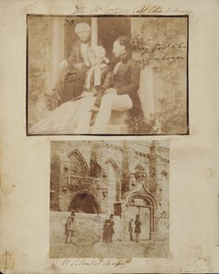 Skupinový portrét se sirem Davidem Brewsterem, paní Jonesovou a brigádním generálem Colinem Mackenzie od Thomas Rodger