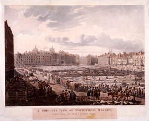 Smithfield Market, Londýn, 1811