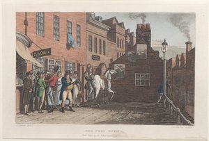The Post Office, from Poetical Sketches of Scarborough, 1813., 1813. Tvůrci: Thomas Rowlandson, Joseph Constantine Stadler, J. Bluck.