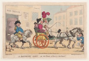 Bankrot Cart, aneb Cesta do záhuby na východě!, 5. listopadu 1799, 5. listopadu 1799. od Thomas Rowlandson