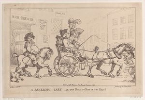 Bankrot Cart, aneb Cesta do záhuby na východě!, 5. listopadu 1799, 5. listopadu 1799. od Thomas Rowlandson