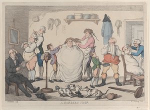 Holičství, 1811., 1811. od Thomas Rowlandson