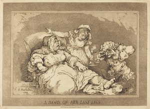 Hluk na jejích posledních nohách od Thomas Rowlandson