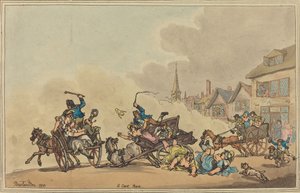 Závod vozítek, 1788. od Thomas Rowlandson