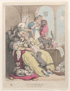 Katamarán neboli školka staré panny, 1. března 1803, 1. března 1803. od Thomas Rowlandson