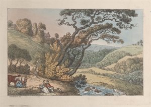Pohled z Cornwallu od Thomas Rowlandson