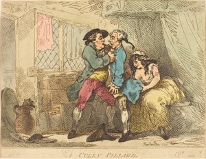 Cully drancovaný od Thomas Rowlandson